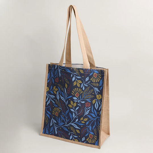 Seasalt Jute Shopper Folk Meadow Maritime Kelp