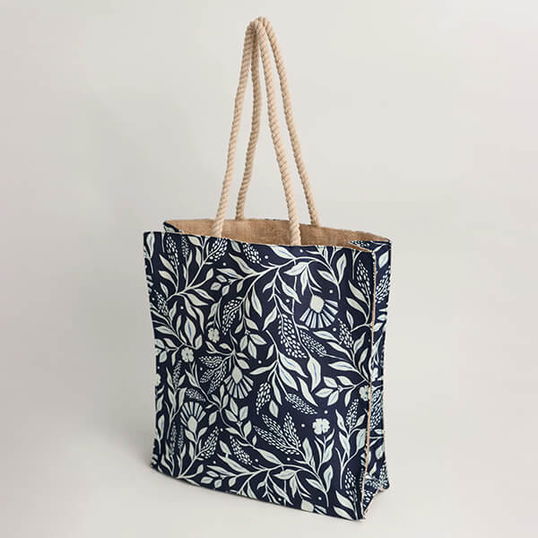 Seasalt Kitchen Garden Bag Folk Meadow Maritime Aran