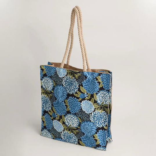 Seasalt Kitchen Garden Bag Dahlia Bed Tide Onyx