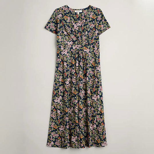 Seasalt Chapelle Dress Fruit Garden Maritime Chalk