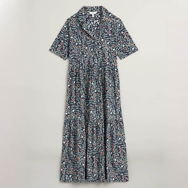 Seasalt Priddacombe Dress Ceramic Floral Maritime