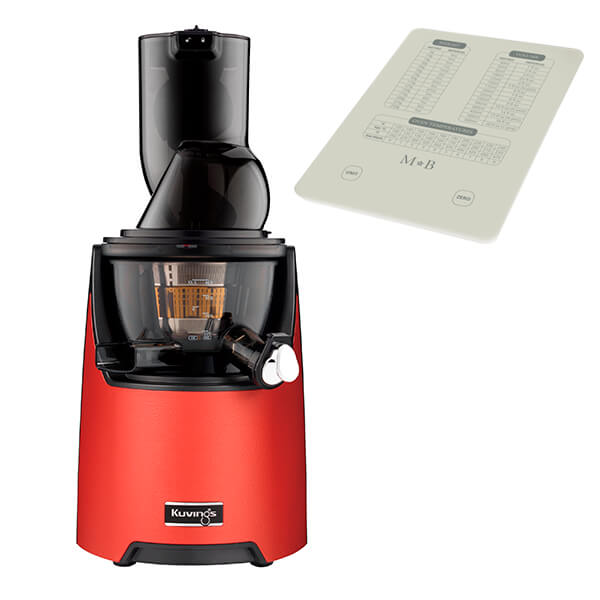 Kuvings EVO820 Evolution Cold Press Juicer Red With Free Gift