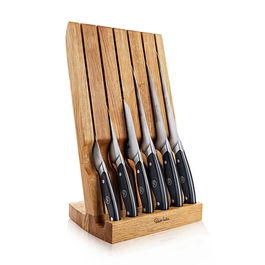 Robert Welch Professional Angle Oak Knife 7 Piece Block Set