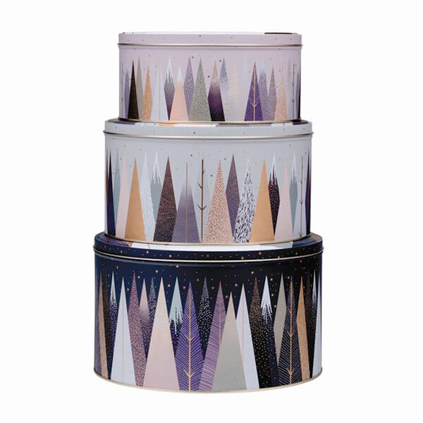 Sara Miller Frosted Pine Set of 3 Cake Tins