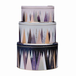 Sara Miller Frosted Pine Set of 3 Cake Tins
