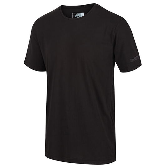 Regatta Men`s Tait Lightweight Active T-Shirt Black Size M