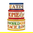 Emma Bridgewater Brighter World Set of 3 Round Cake Tins
