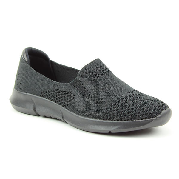 Heavenly Feet Black Holly Ath-Leisure Comfort Shoes Size 6