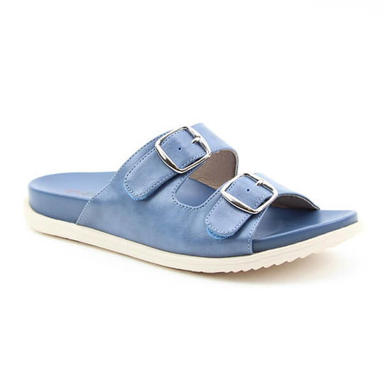 Heavenly Feet Pure Blue Premium Sandals Size 4