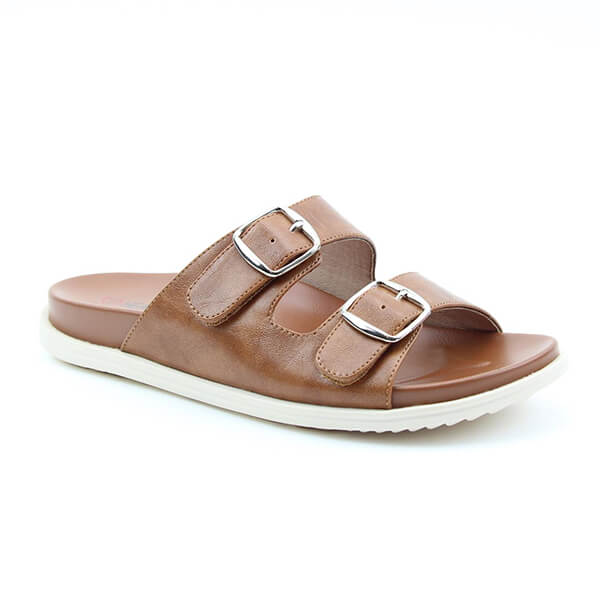 Heavenly Feet Pure Brown Premium Sandals Size 6