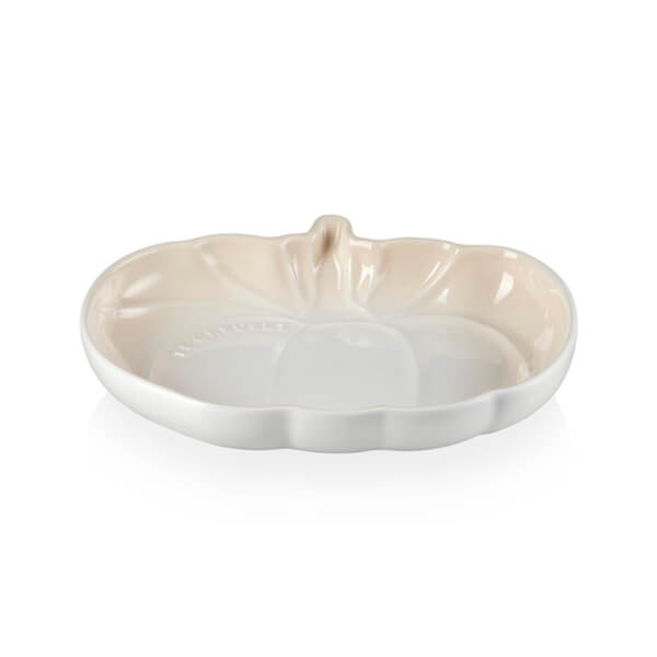 Le Creuset Meringue Stoneware Medium Pumpkin Dish