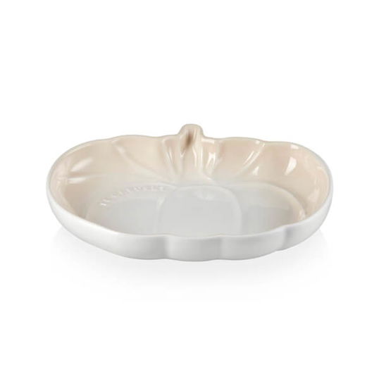 Le Creuset Meringue Stoneware Medium Pumpkin Dish