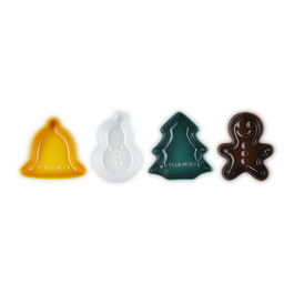 Le Creuset Stoneware Set of 4 Christmas Mini Dishes