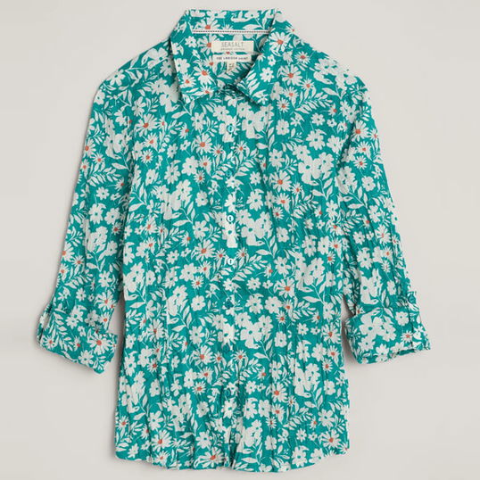 Seasalt Larissa Shirt River Floral Valley Size 8
