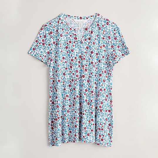 Seasalt Risso Top Sea Campion Salt Size 18