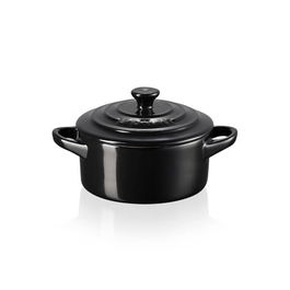 Le Creuset Black Onyx Stoneware Petite Round Casserole
