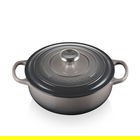 Le Creuset Signature Flint 24cm Round Sauteuse