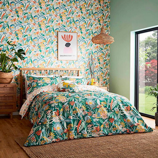 Scion River Wander Duvet Cover Set Super King Size Twilight