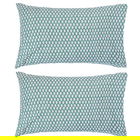Joules Chinoise Floral Pair of Standard Pillowcases Blue