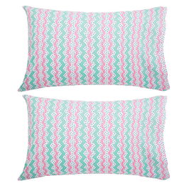 Joules Indienne Floral Pair of Standard Pillowcases Multi Coloured