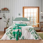 Joules Lakeside Floral Duvet Cover Set Single Green
