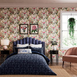 Sanderson Voyaging Koi Duvet Cover Set Single Midnight