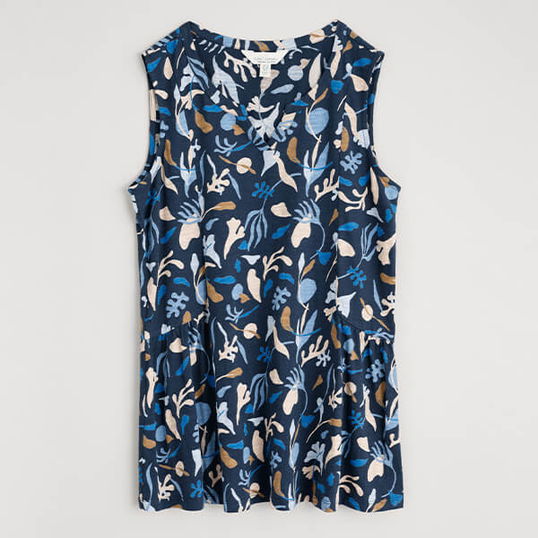 Seasalt Flag Iris Vest Seaweed Shapes Maritime Size 12