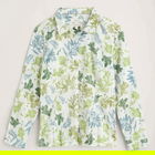Seasalt Larissa Organic Cotton Shirt Carved Seaweed Chalk Size 10