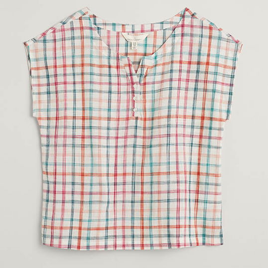 Seasalt Pointillist Top Botallack Song Bloom Size 14