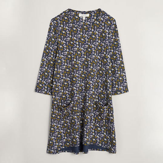 Seasalt Killiow Tunic Treen Blackberries Magpie Size 16
