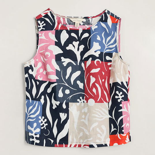 Seasalt Colour Study Top Sea Forms Mix Maritime Size 12