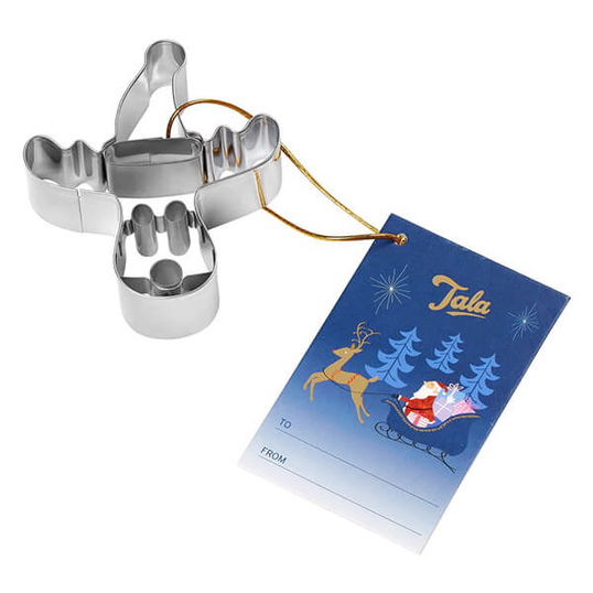 Tala Christmas Reindeer Stainless Steel Cookie Cutter