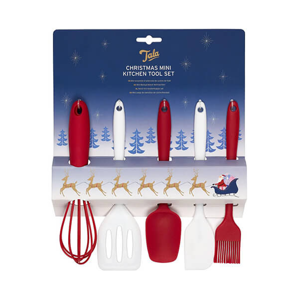 Tala Christmas Mini Kitchen Silicone Tool Set of 5