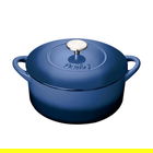 Denby Cast Iron Cobalt 24cm Round Casserole