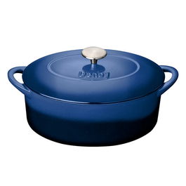 Denby Cast Iron Cobalt 28cm Oval Casserole