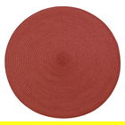 Walton & Co Circular Ribbed Placemat Merlot