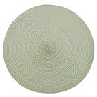 Walton & Co Circular Ribbed Placemat Olive