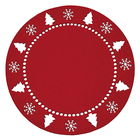 Walton & Co Festive Felt Placemat Red