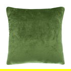 Walton & Co Cashmere Touch Dark Olive Cushion