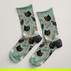 Seasalt Women`s Bamboo Arty Socks Floral Roost Sage