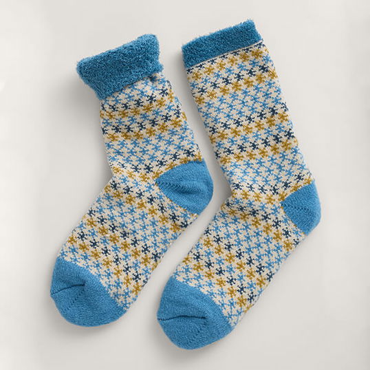 Seasalt Cabin Socks Cross Stitch Mid Whirl