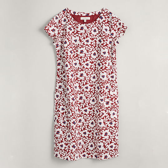 Seasalt River Cove Dress Wave Poppy Jam Size 10