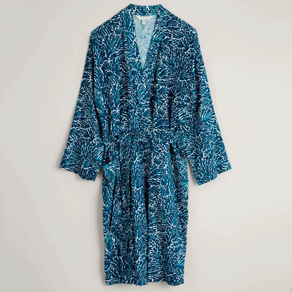 Seasalt Pottering Gown Flowing Seaweed Chalk Atlantic Size L
