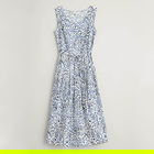 Seasalt Belle Dress Foliage Doodle Chalk Size 10