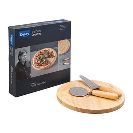 James Martin Denby Pizza Board and Cutter Set