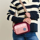 Brakeburn Pink Medium Camera Crossbody Bag
