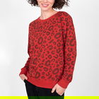 Brakeburn Leopard Raglan Sweatshirt Size 10