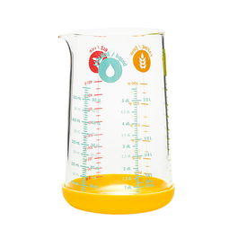 Pebbly Medium Glass Measuring Jug 500ml
