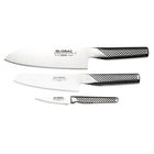 Global G-4610246 Earth Tsuchi 3 Piece Knife Set