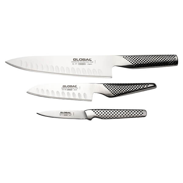 Global G-779015 Air Kaze 3 Piece Knife Set